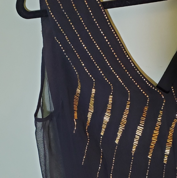 French Connection Atlantic Wave Beaded Dress - Picture 8 of 10